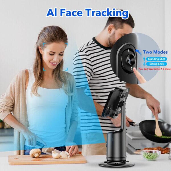 Auto Face Tracking Stativ für Handys – Selfie Stick & Tripod, Universal