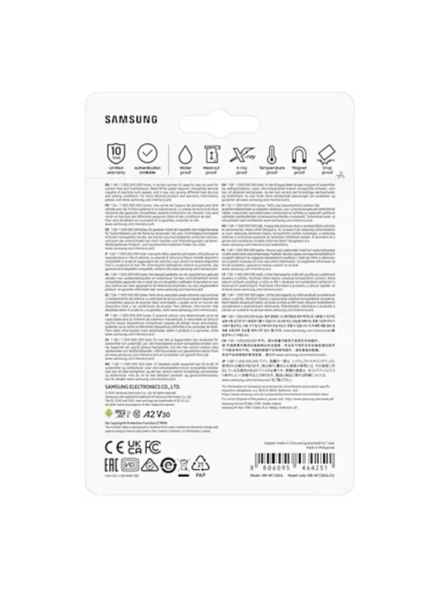 Samsung EVO Plus 128 GB microSD Speicherkarte (2024 Modell)