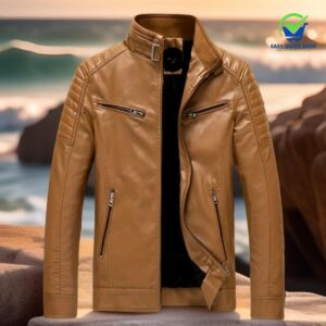 Leder Jacke