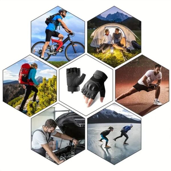 Sportliche handschuhe Militär Outdoor Sport Airsoft Fahrrad – Bild 8