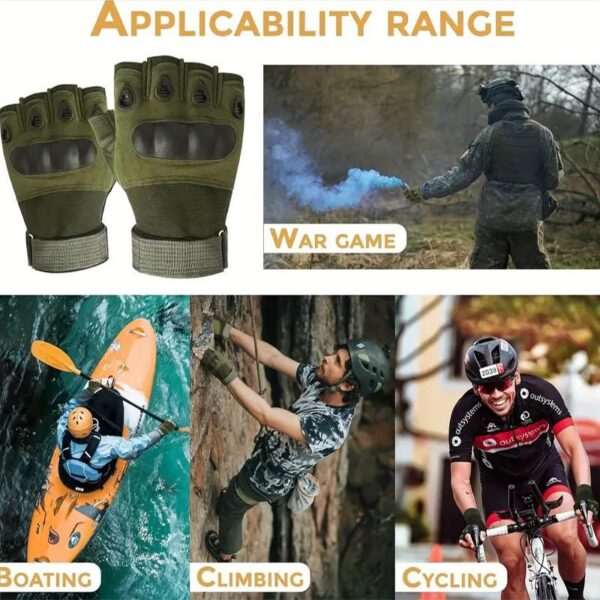 Sportliche handschuhe Militär Outdoor Sport Airsoft Fahrrad – Bild 3