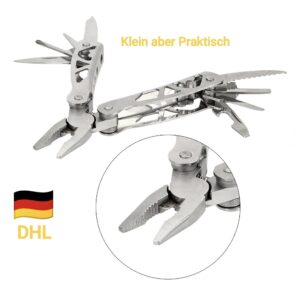 Multifunktion Edelstahl MultiTool Small Size Klappzange mit Schlüsselring