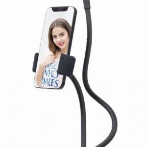 LED Selfie-Ringlicht mit Handyhalter & Tischklemme, USB, 3 Modi