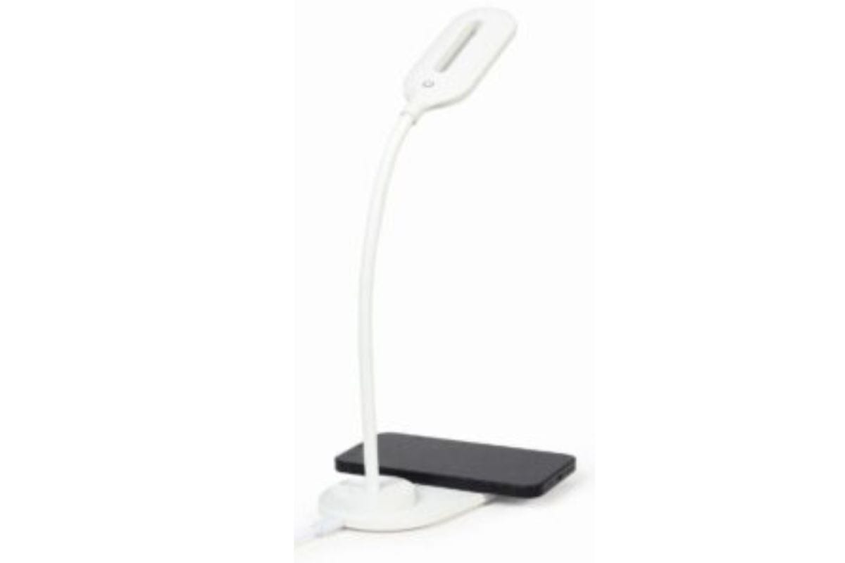 LED Schreibtischlampe kabellos mit Qi Ladegerät 10W , Weiß – Bild 6