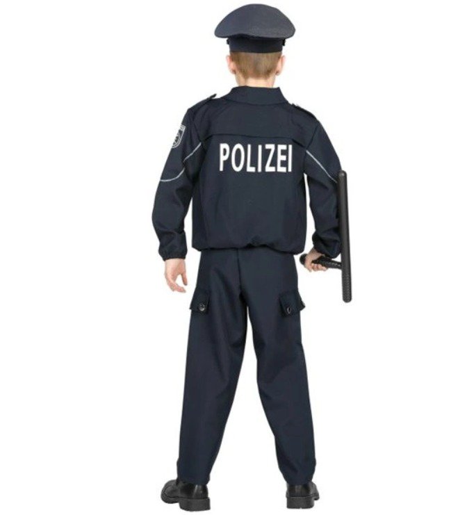Polizei Kostüm Jungen – Deutscher Polizist Set Kinder – Bild 3