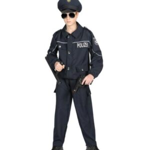 Polizei Kostüm Jungen – Deutscher Polizist Set Kinder