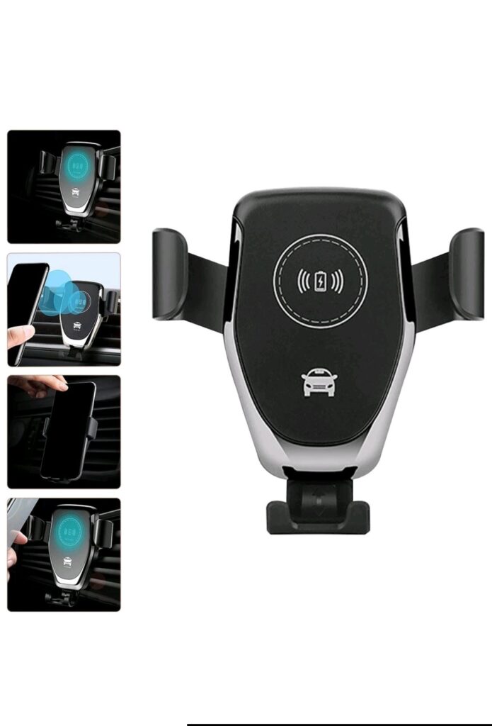KFZ Smartphonehalter Qi 10W Schnellladegerät – Auto Lock Halter