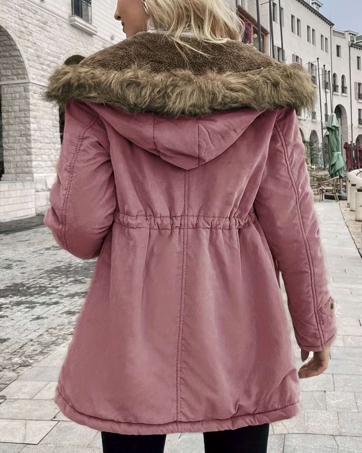 Damen Winterparka – Warme Winterjacke mit Kapuze – Bild 14