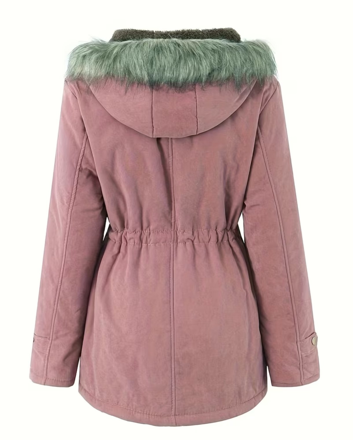 Damen Winterparka – Warme Winterjacke mit Kapuze – Bild 4