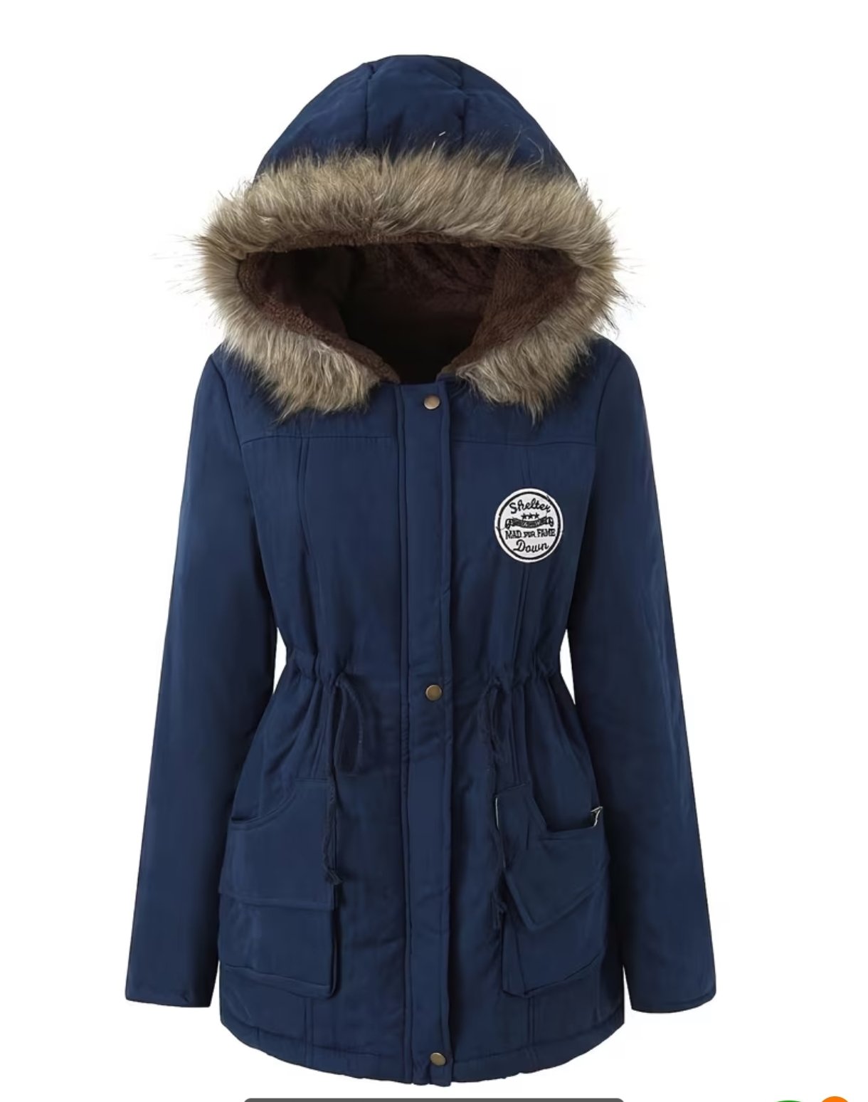 Damen Winterparka – Warme Winterjacke mit Kapuze – Bild 7